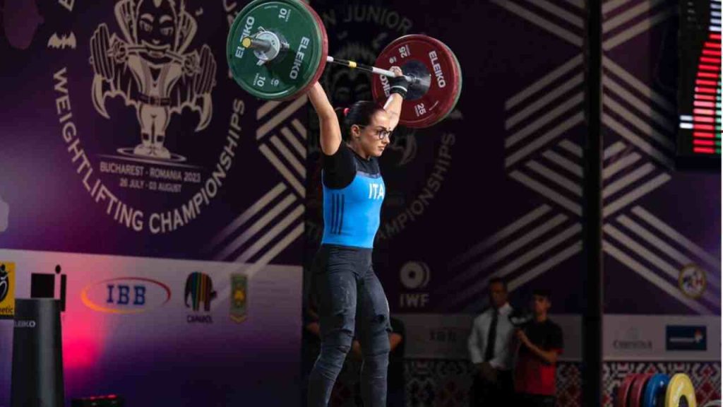 Martina Chiacchio, campionessa italiana di sollevamento pesi