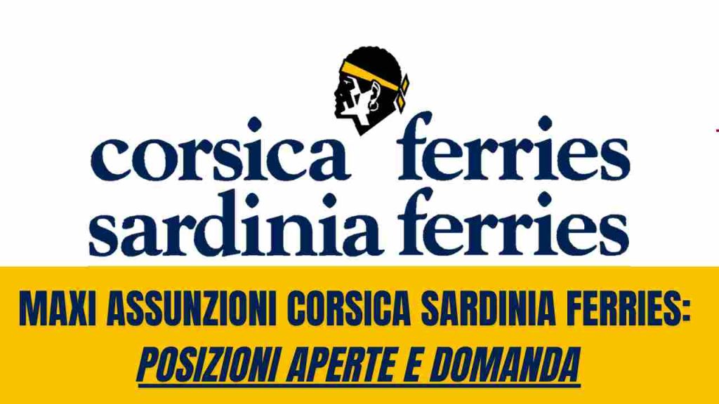 Corsica Sardinia Ferries Assunzioni 