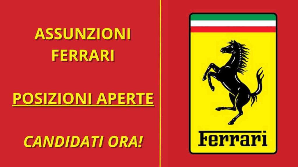 Assunzioni Ferrari
