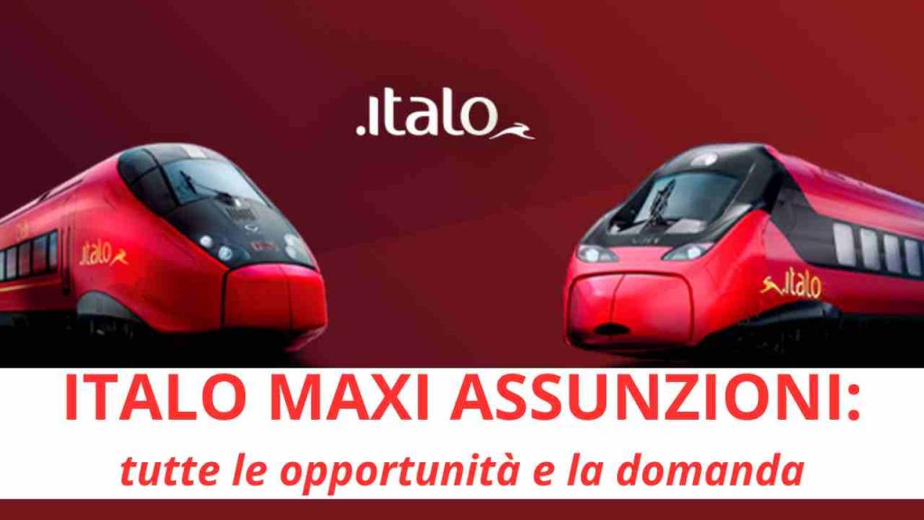 Italo Maxi assunzioni