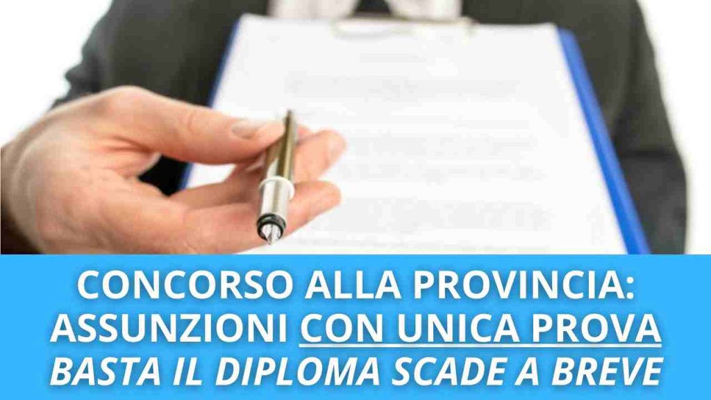 Concorso alla provincia