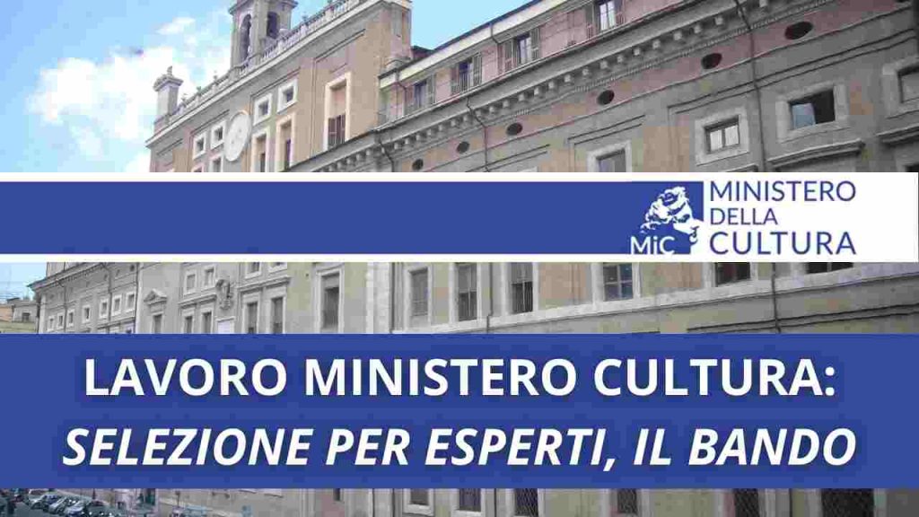 Lavoro MInistero Cultura