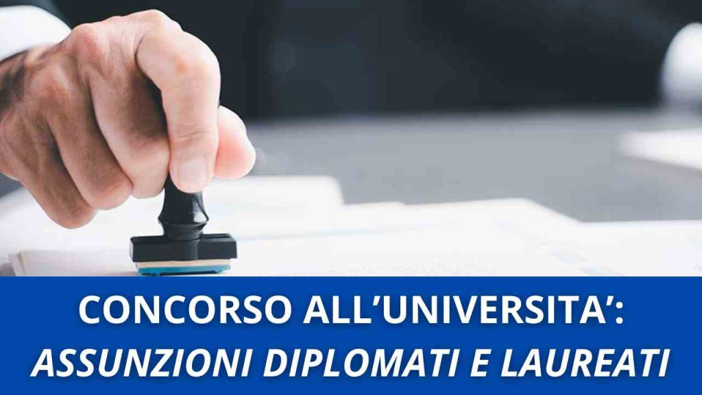 UNIVERSITA' ASSUNZIONI