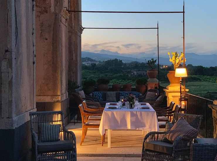 Balcone della struttura