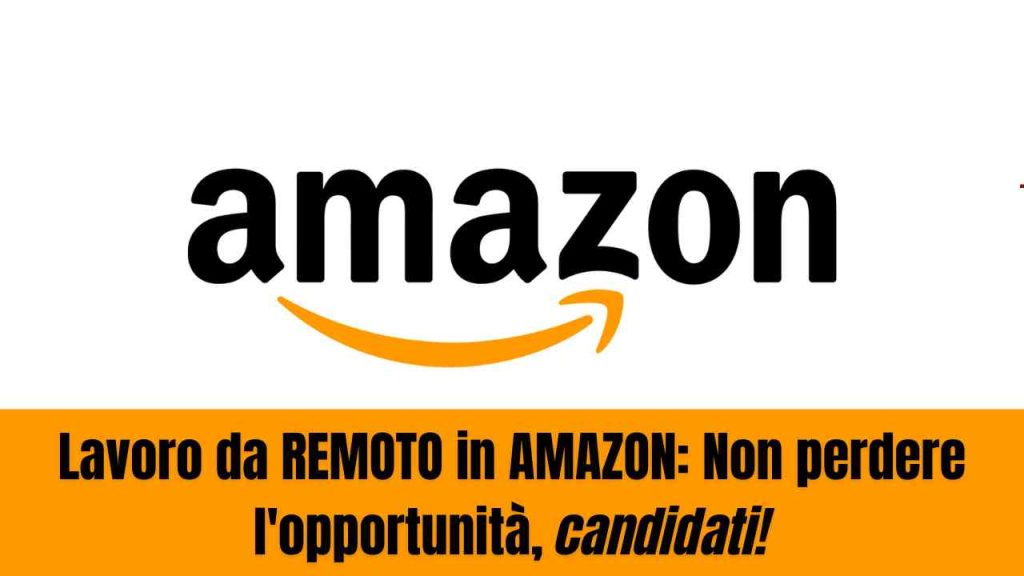 Amazon lavoro da remoto