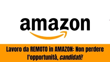 Amazon lavoro da remoto