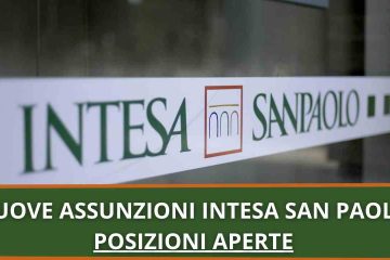 Assunzioni Intesa SanPaolo