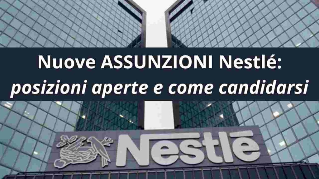 Nestlé Assunzioni