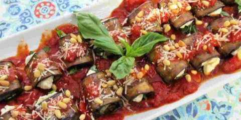 Involtini di melanzane alla siciliana