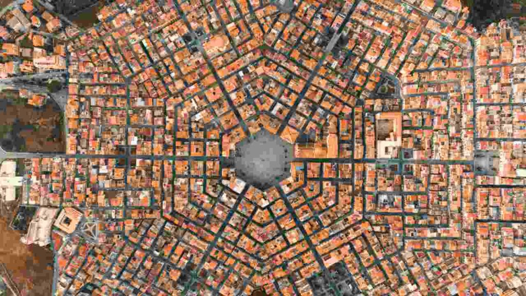 Città esagonale in Sicilia