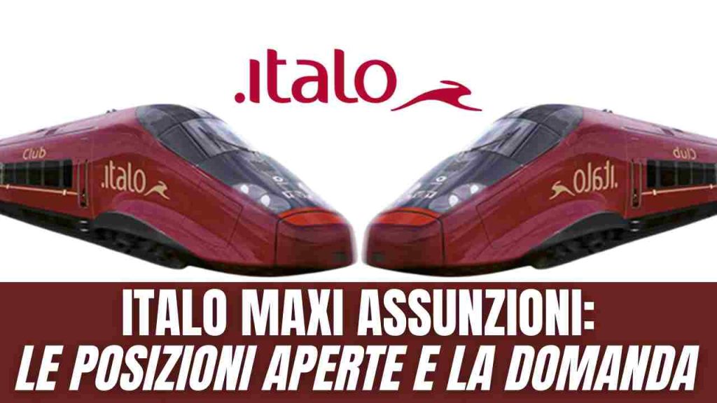 Italo Maxi assunzioni