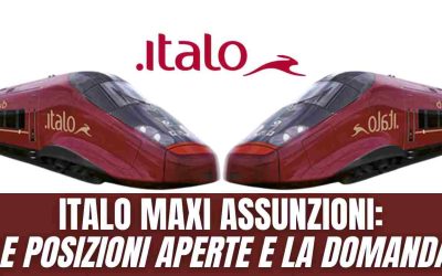 Italo Maxi assunzioni