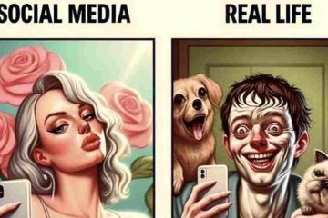 Social media vs real life