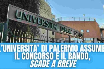 Concorso università di Palermo