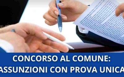 Assunzioni al comune