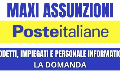 Assunzioni in Poste Italiane