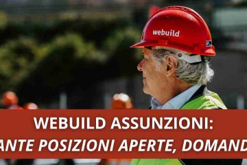 Webuild assunzioni