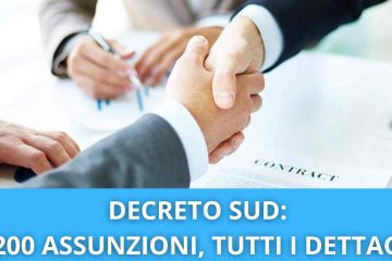 Decreto Sud assunzioni