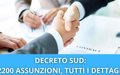 Decreto Sud assunzioni
