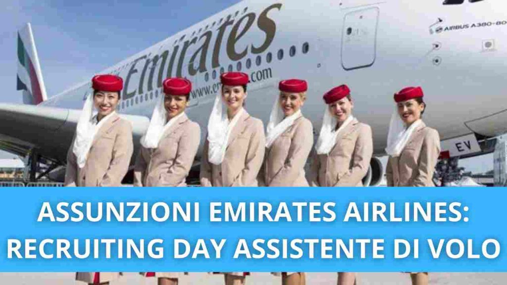 Assunzizoni emirates airlines