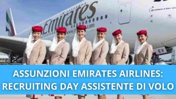 Assunzizoni emirates airlines