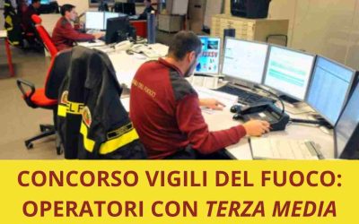 concorso operatori vigili del fuoco