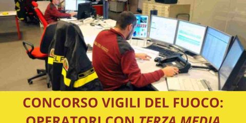 concorso operatori vigili del fuoco