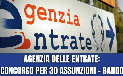 Concorso Agenzia delle Entrate