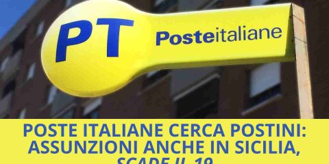 poste italiane cerca postini