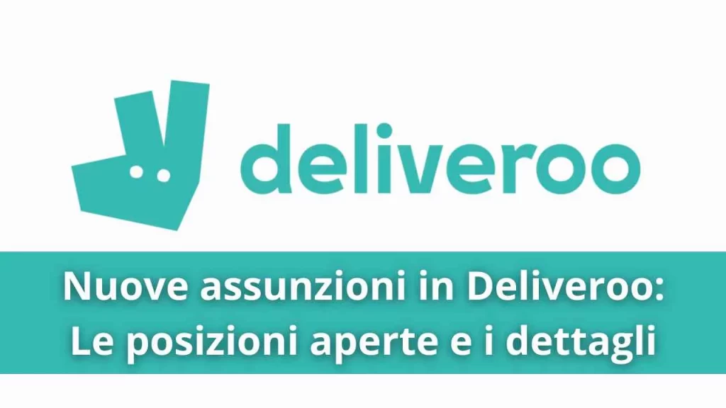 Deliveroo assunzioni