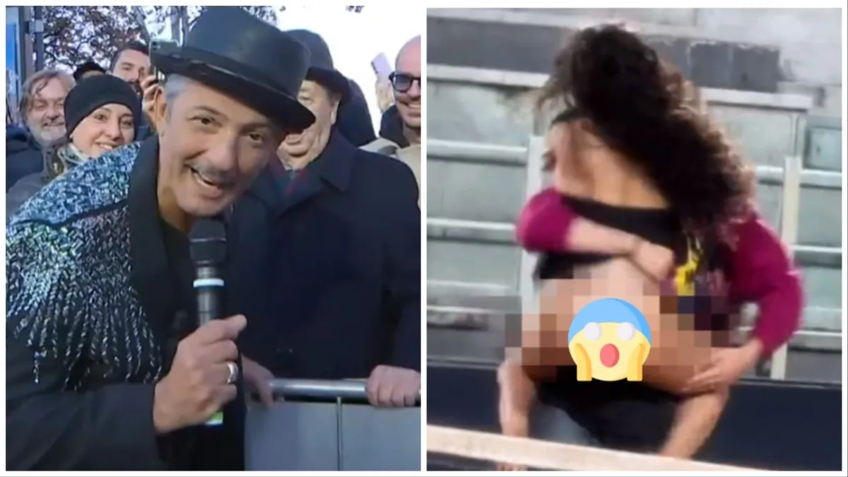 Scena h0t a“Viva Rai2!”, la ballerina