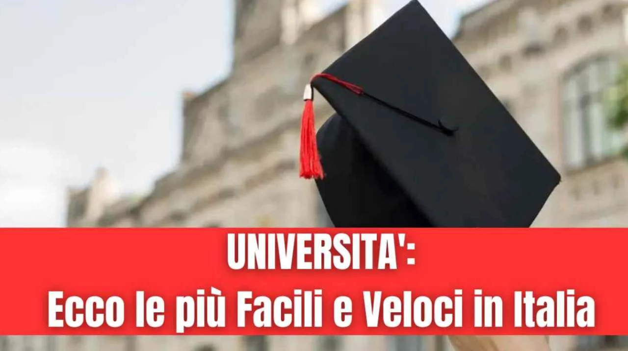 UNIVERSITA’: ECCO le facoltà più facili!