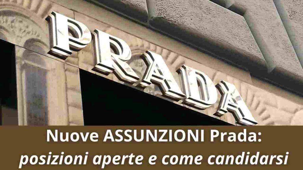 Assunzioni Prada