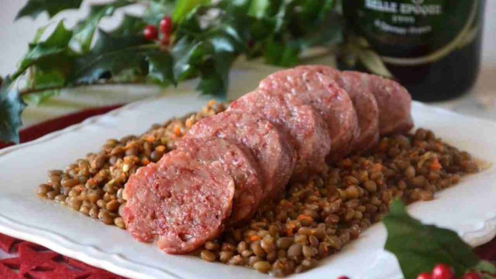 Lenticchie e cotechino tradizione