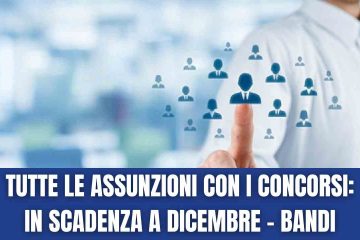 Concorsi a dicembre