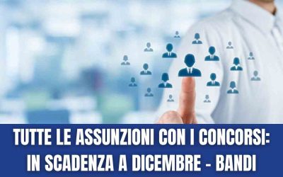 Concorsi a dicembre