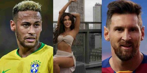 Neymar Messi Fernanda Campos