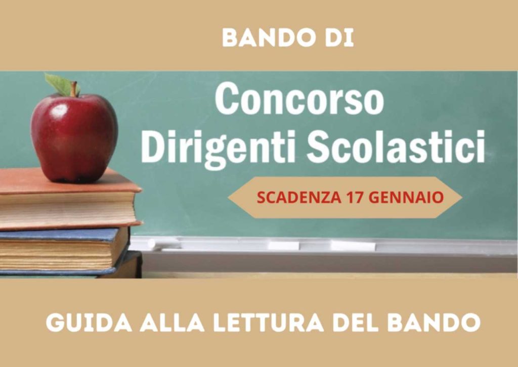 Concorso per 587 dirigenti scolastici