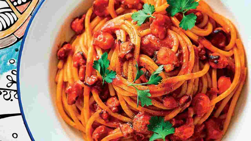 pasta al ragù di polpo