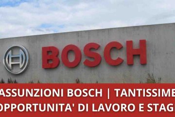 Assunzioni Bosch
