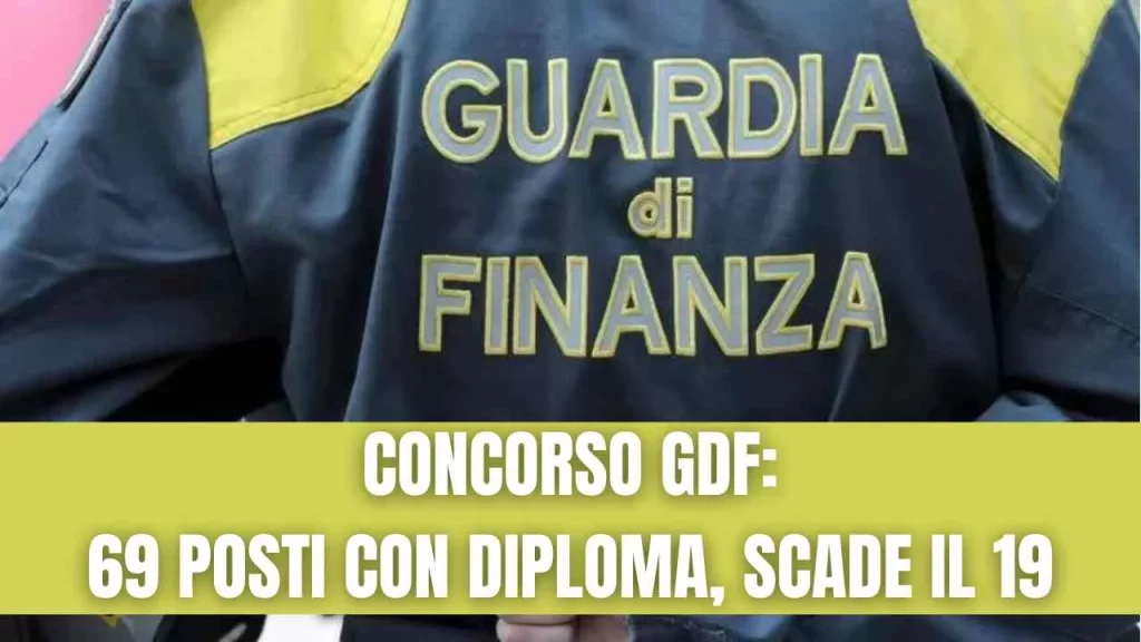 Nuova Opportunità di lavoro con il Concorso GDF (Guardia di finanza) per allievi finanzieri, sono...