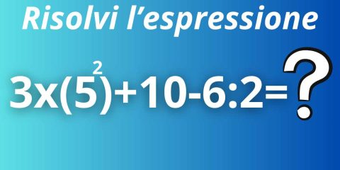 Risolvi l'espressione