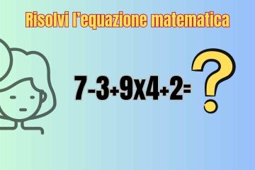 Equazione matematica
