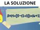 Soluzione espressione
