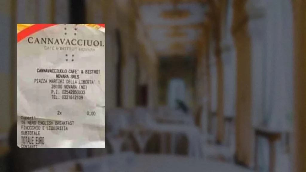 Scontrino Cannavacciuolo