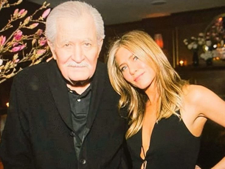 Jennifer Aniston con il padre