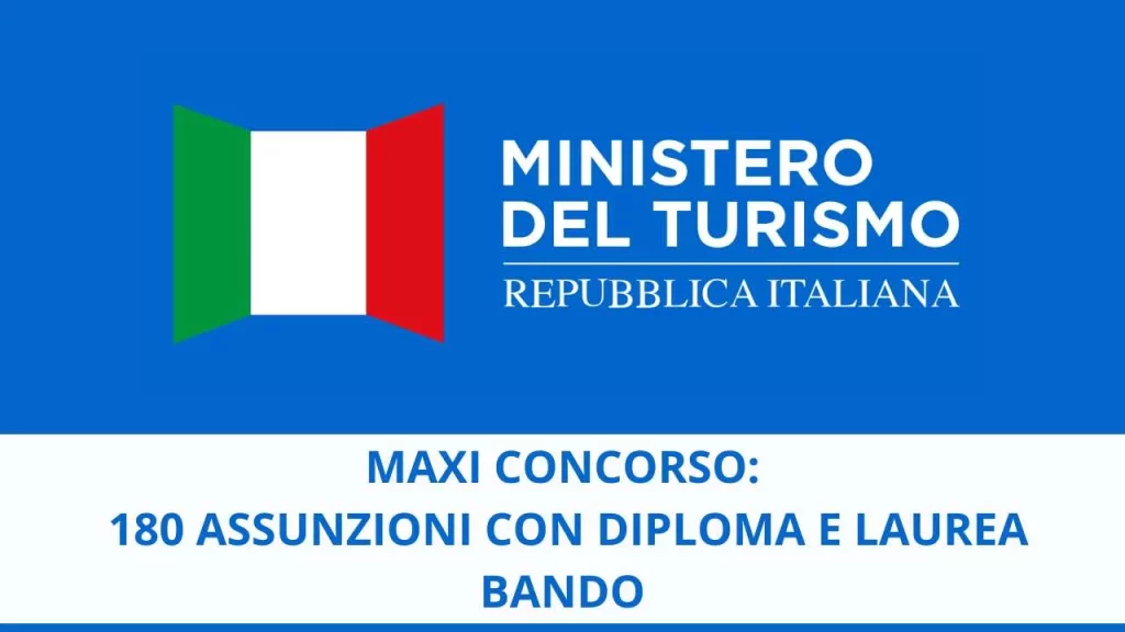 CONCORSO MINISTERO TURISMO