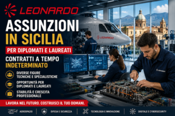 Nuove opportunità di lavoro in Sicilia con Leonardo. Il colosso italiano dell’aerospazio, difesa e...