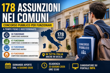 Nuova opportunità di lavoro nella Pubblica Amministrazione per laureati in tutta Italia. È stato...