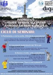 Ad Unipa il Ciclo di Seminari dal titolo "Insorgenze: Storie di rivolta contro l'Ordine giuridico...